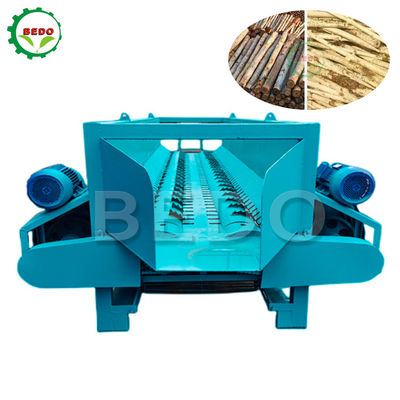 380V Wood Debarker Machine 50-500mm Tree Bark Stripping Machine
