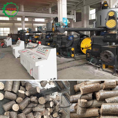 110kw Biomass Briquetting Machine Efficient Sawdust Briquette Manufacturing Machine