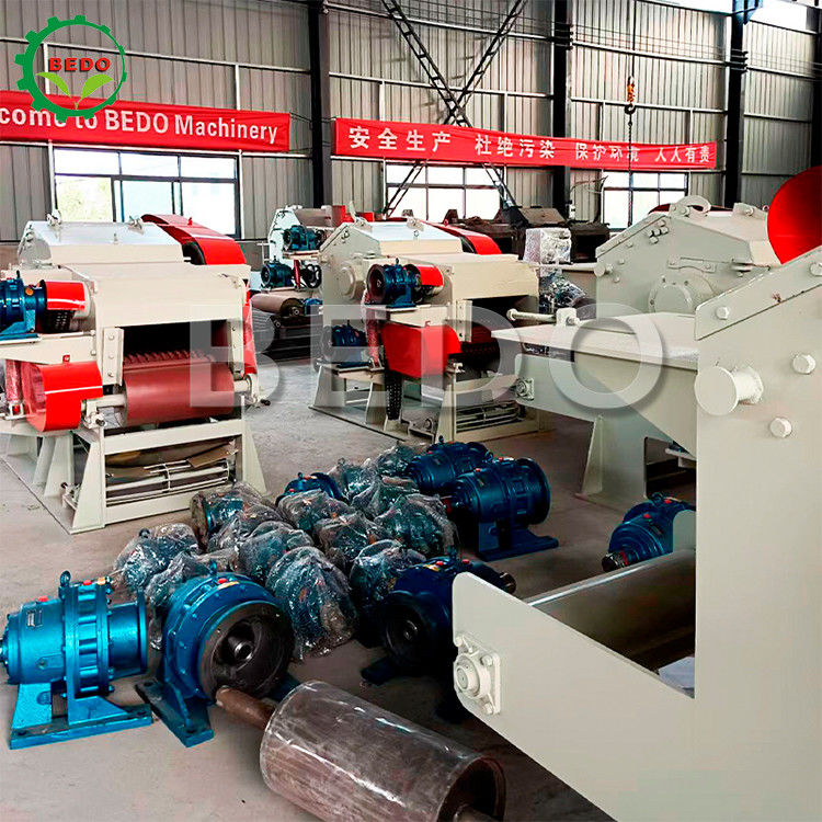 55KW 590rpm เครื่องบดไม้พาณิชย์ เครื่องบดกลอง เครื่องบดชิป เครื่องบดหินหนัก