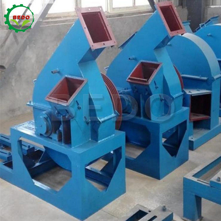 2-4T / H เครื่องบดแผ่นไฟฟ้าขนาดเล็ก เครื่องบดแผ่นไม้ เครื่องบดกิ่งสับสนที่ได้รับการรับรอง CE