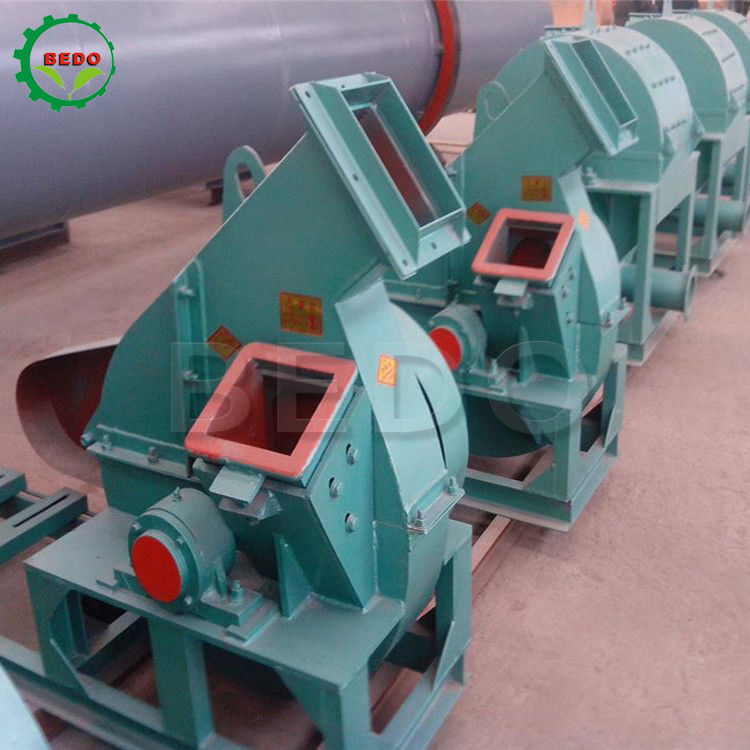 2-4T / H เครื่องบดแผ่นไฟฟ้าขนาดเล็ก เครื่องบดแผ่นไม้ เครื่องบดกิ่งสับสนที่ได้รับการรับรอง CE