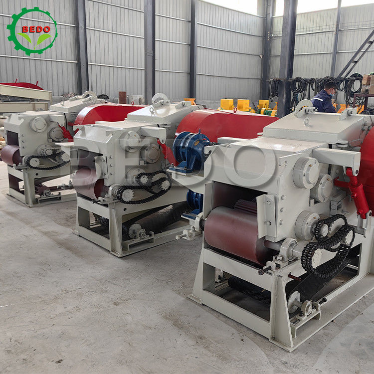 590 รอบ 3-5t/h เครื่องบดไม้ประเภทกลอง รับประกัน 1 ปี