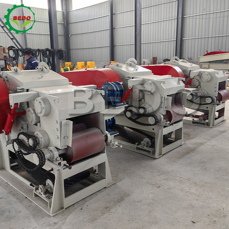 590 รอบ 3-5t/h เครื่องบดไม้ประเภทกลอง รับประกัน 1 ปี