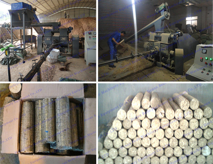 110kw Biomass Briquetting Machine Efficient Sawdust Briquette Manufacturing Machine