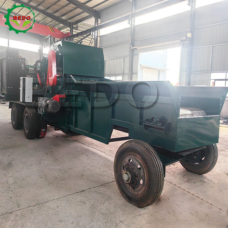 10-15t/h 10pcs Blades Wood Crusher Machine For Building Templates Wood Pallet