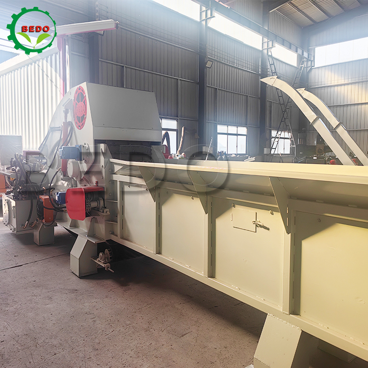 235HP Wood Chipper Machine 700x400mm Inlet 2pcs Blades Heavy Duty Wood Chipping Drum ประเภทเครื่องบดไม้อุตสาหกรรม