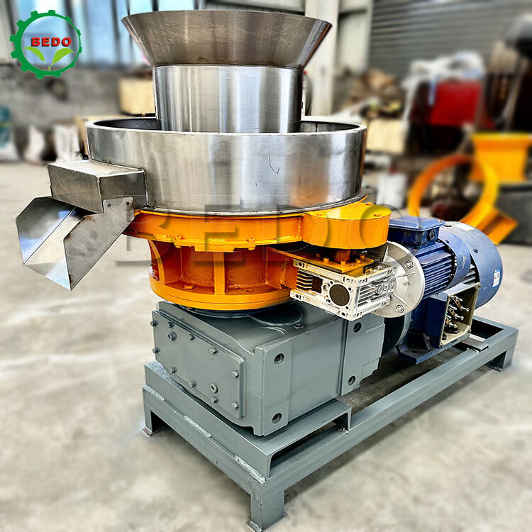 เครื่องอัดเม็ดไม้ขนาด 500 กก./ชม. พร้อมแม่พิมพ์สแตนเลสและตลับลูกปืน NSK เพื่อการผลิตเม็ดที่มีประสิทธิภาพสูง