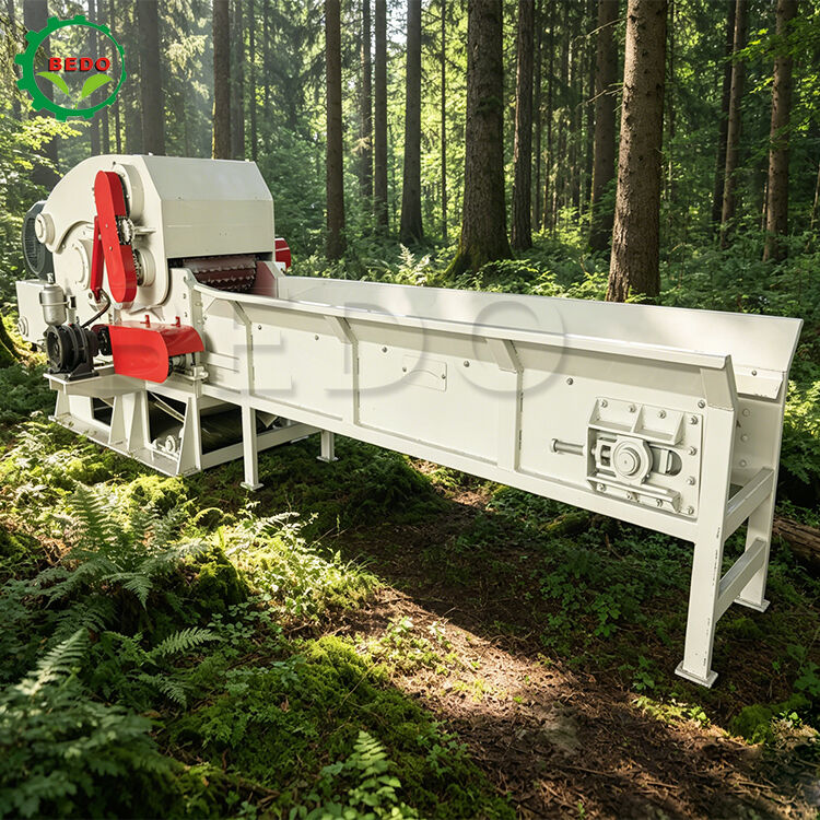 เครื่องบดชีววัตถุดิบคอนกัสฮัสก์ เครื่องบดไฟฟ้า 75KW สําหรับอินโดนีเซีย สายใยโคร่และการผลิตสื่อที่เติบโต