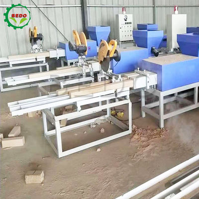 1500KG หมากรอกผสมผสาน ไม้ Pallet บล็อกทําเครื่องจักร อัตโนมัติ 3-5MPa
