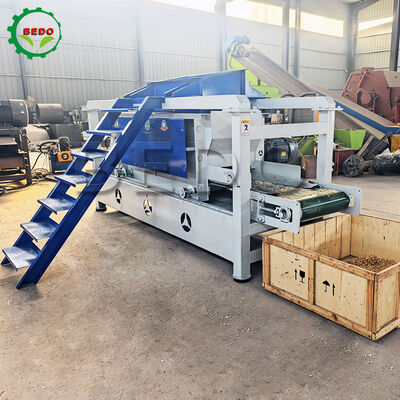 เครื่องขี้กบไม้ลูกกลิ้ง 125 มม. พลังการทำงาน 4kw ขนาดเอาต์พุตที่กำหนดเอง อุปกรณ์แปรรูปไม้หลายชนิด